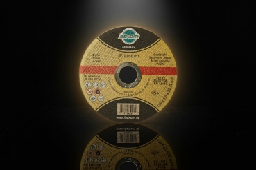 Preview: Trennscheiben 125x1 mm für Edelstahl, INOX, VA, Stahl, Metall und Eisen [PREMIUM]